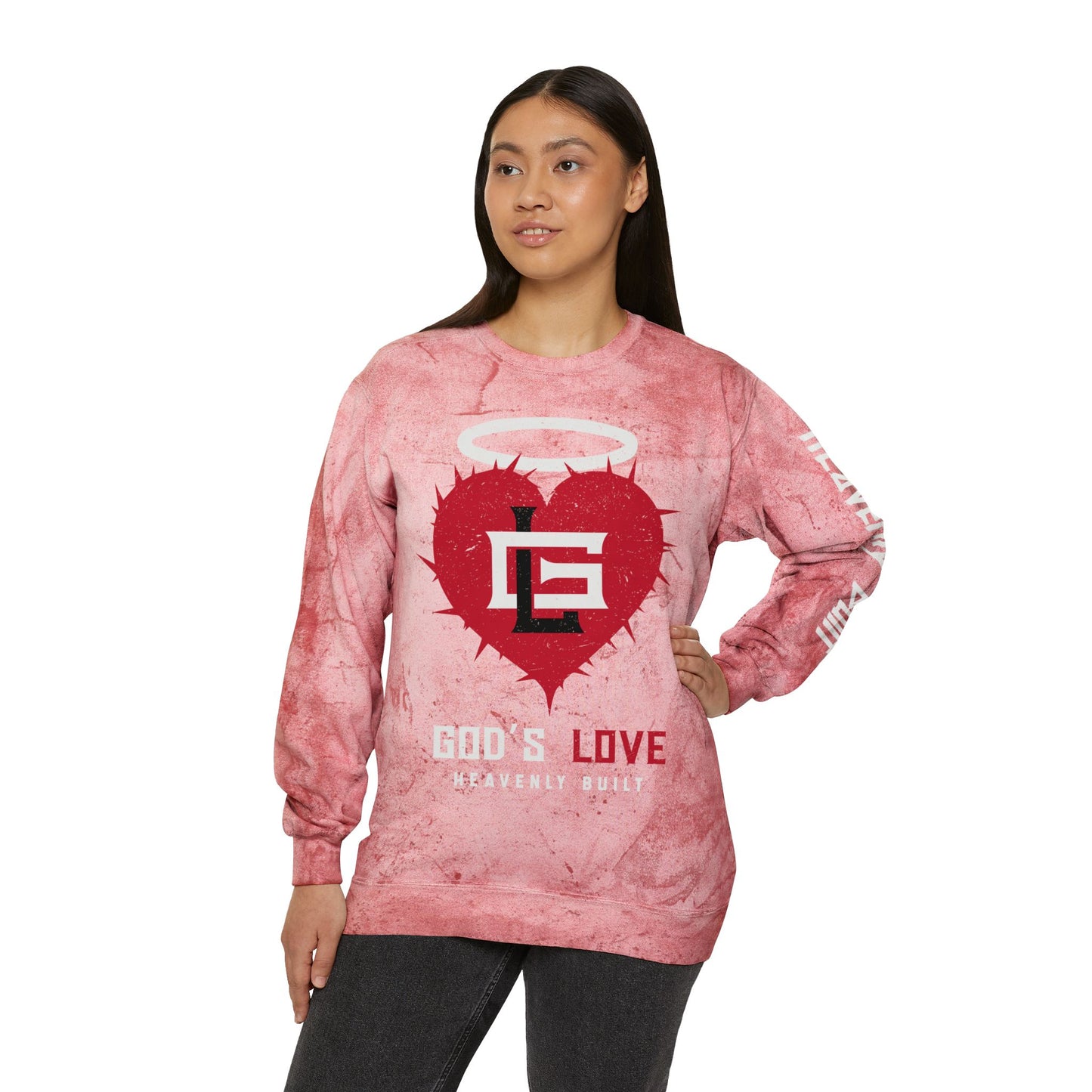 God's Love Distressed Crewneck Sweatshirt