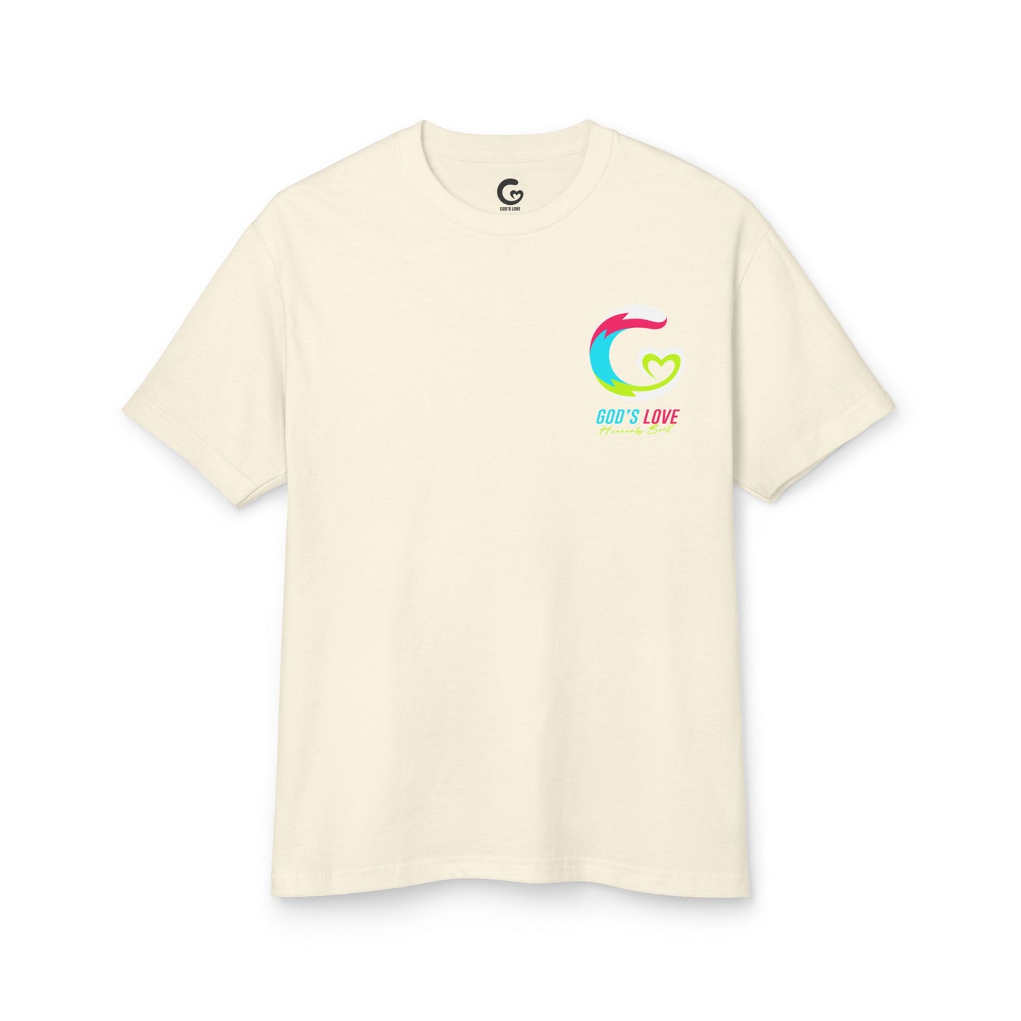 Love Abstract Graphic Tee - Unisex Heavyweight Cotton T-Shirt