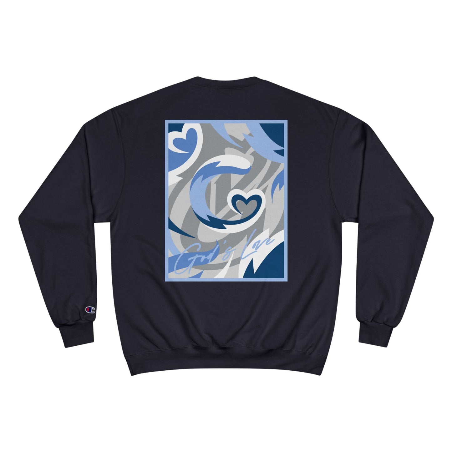God's Love Champion Sweatshirt - Cozy and Inspirational Pullover