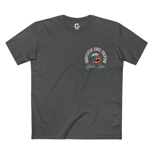 God's Love Graphic Tee | Undefeated Since Creation, Casual Wear, Gift for Him/Her, Shirt, Faith-based Apparel