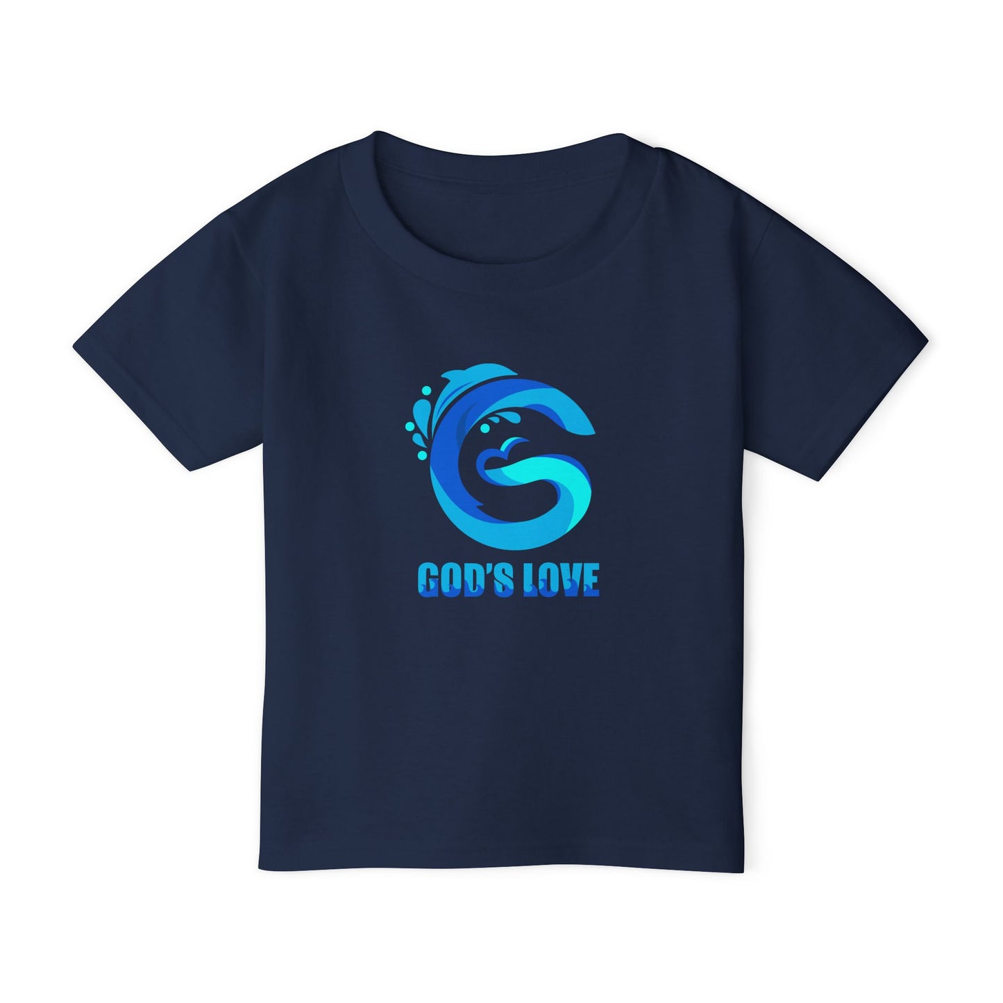 God's Love living Water T-Shirt - Heavy Cotton™ Cute Kids Tee