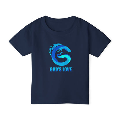God's Love living Water T-Shirt - Heavy Cotton™ Cute Kids Tee
