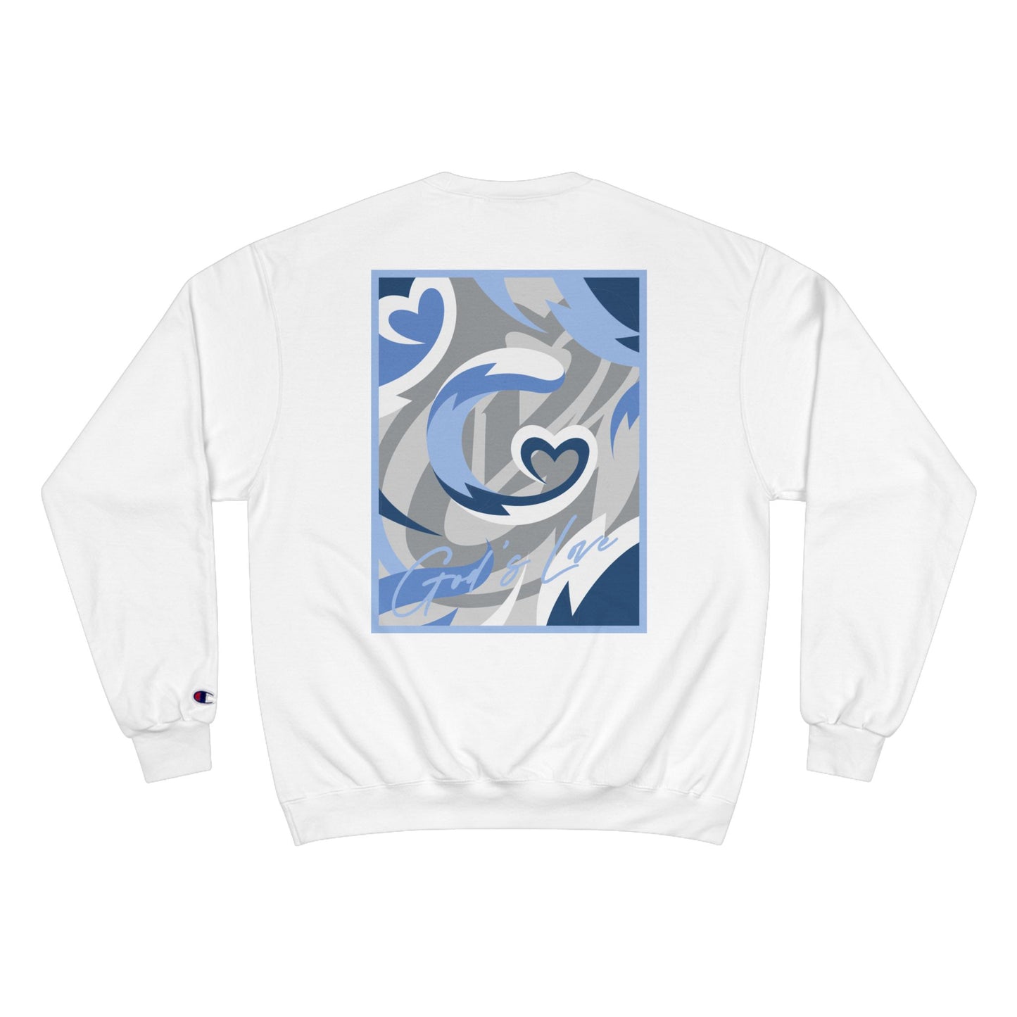 God's Love Champion Sweatshirt - Cozy and Inspirational Pullover