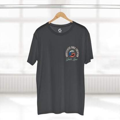 God's Love Graphic Tee | Undefeated Since Creation, Casual Wear, Gift for Him/Her, Shirt, Faith-based Apparel