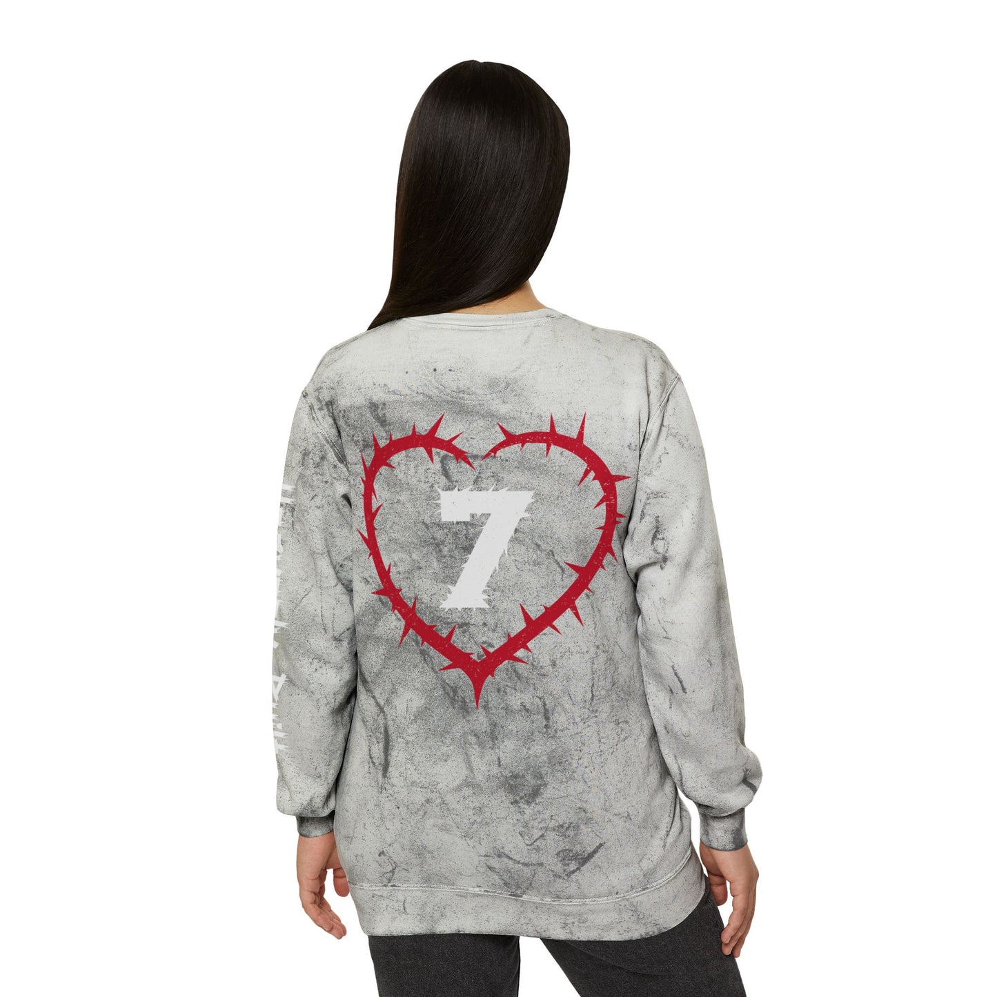 God's Love Distressed  Crewneck Sweatshirt