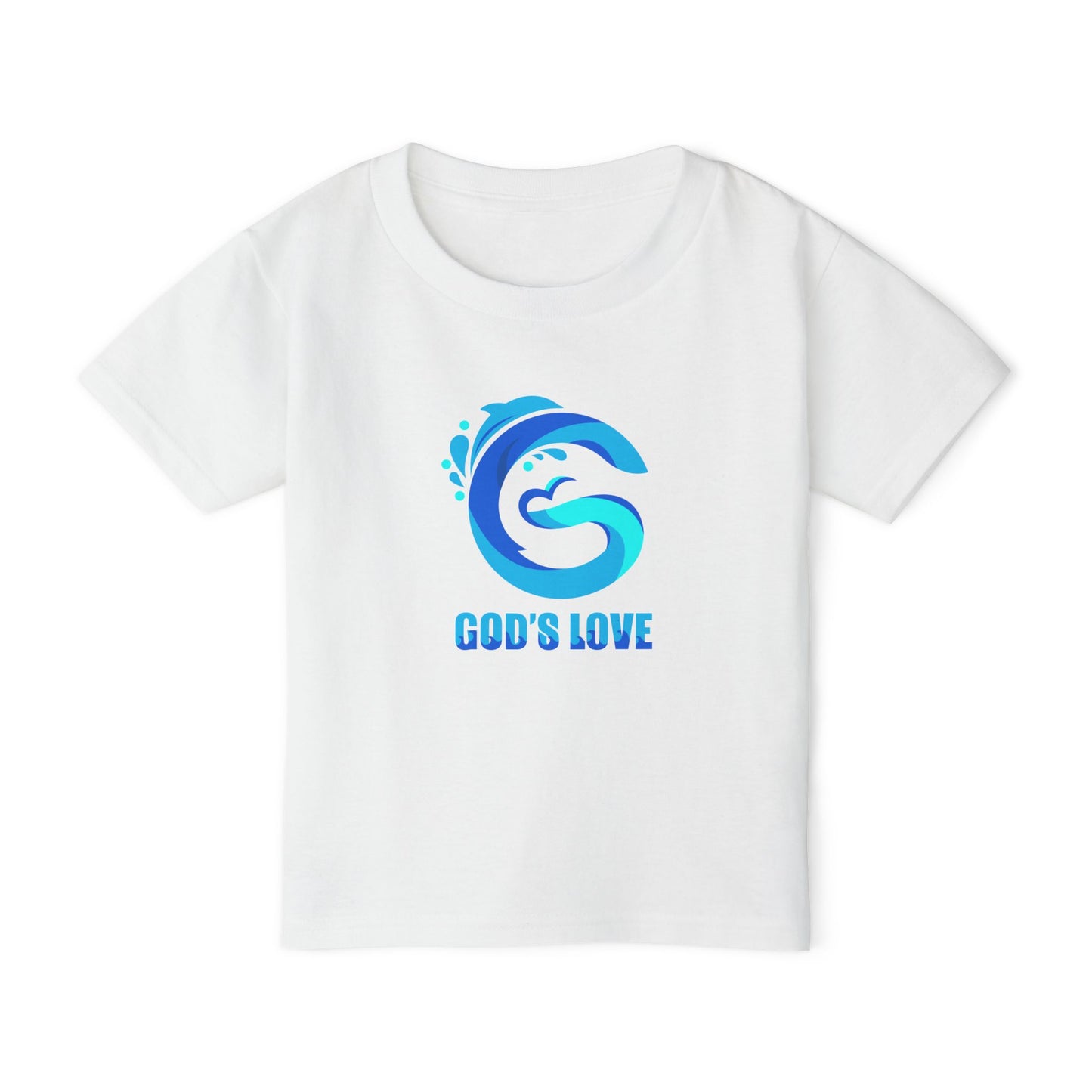 God's Love living Water T-Shirt - Heavy Cotton™ Cute Kids Tee