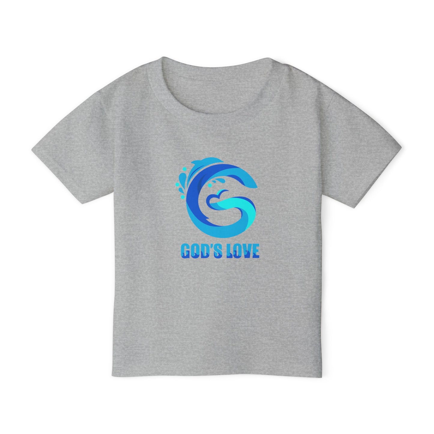God's Love living Water T-Shirt - Heavy Cotton™ Cute Kids Tee