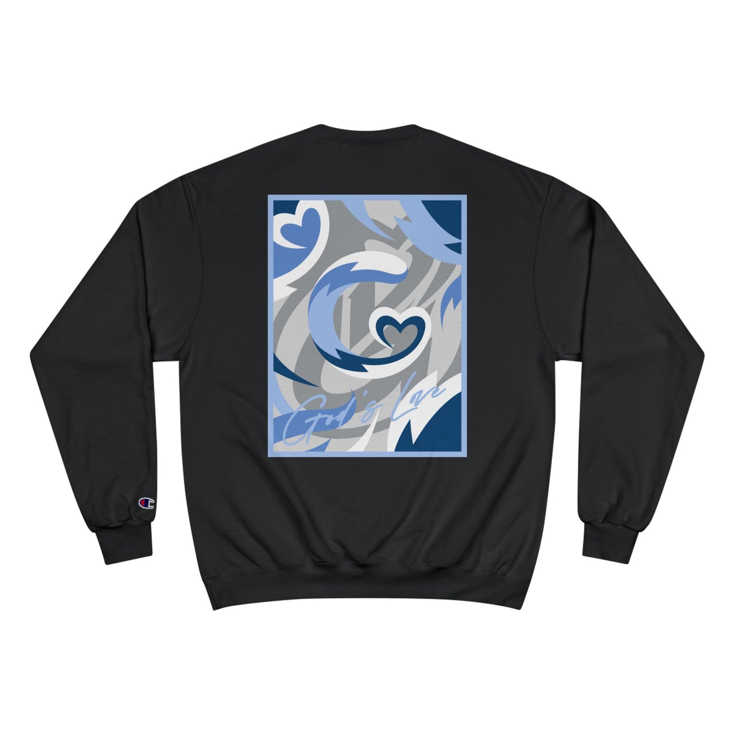 God's Love Champion Sweatshirt - Cozy and Inspirational Pullover